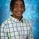 Lofaris Abstracted Texture Bright Blue Photo Backdrop For Portrait